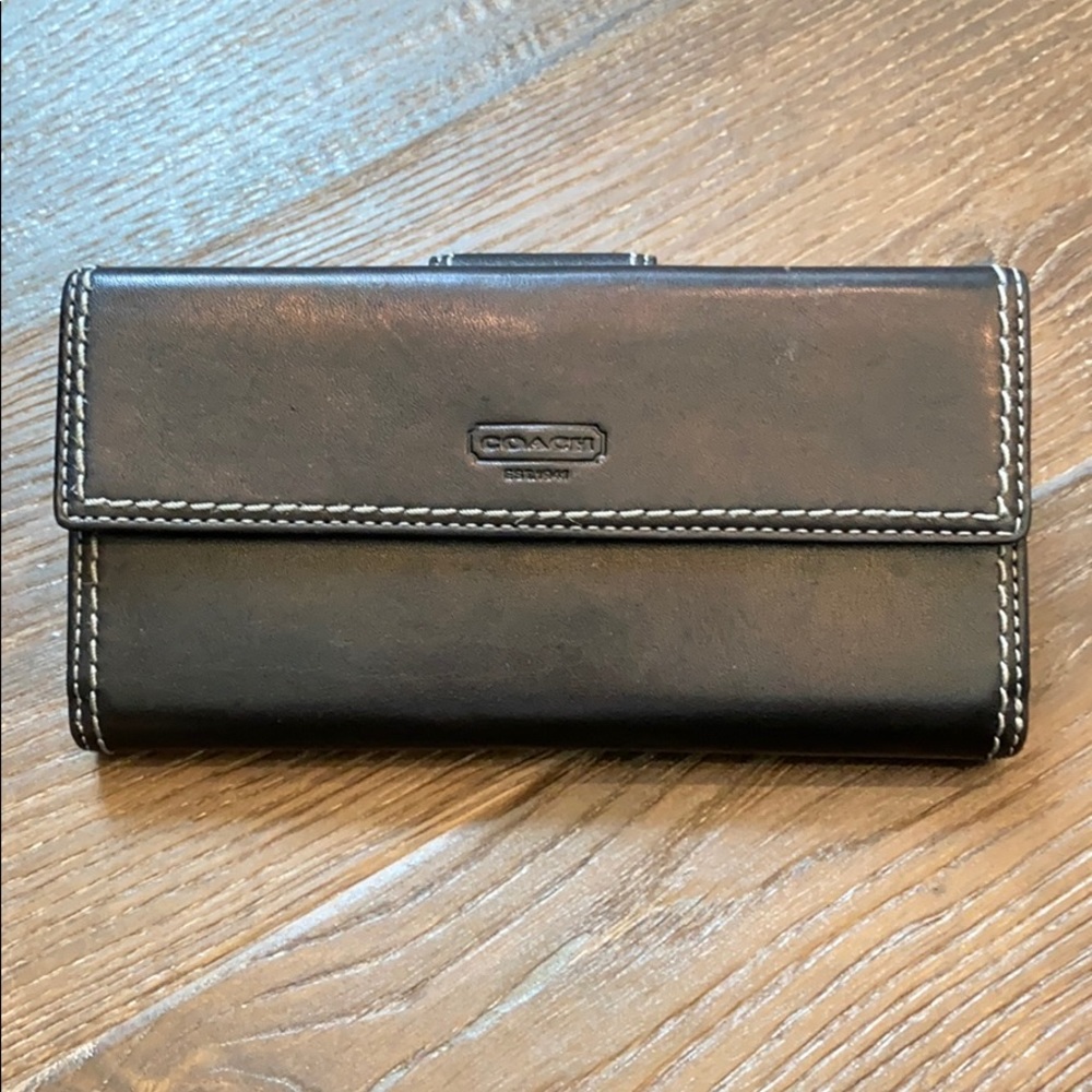 COACH wallet and checkbook holder